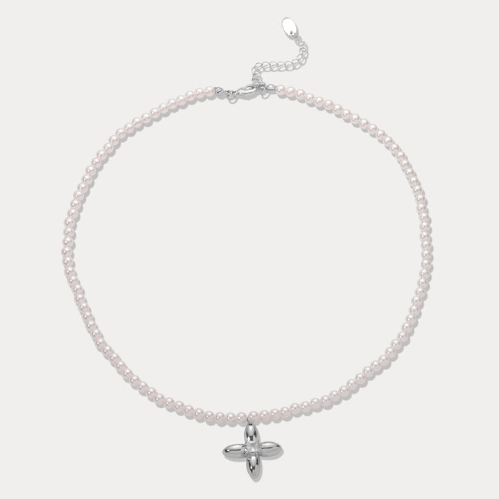 Pearl Cross Necklace