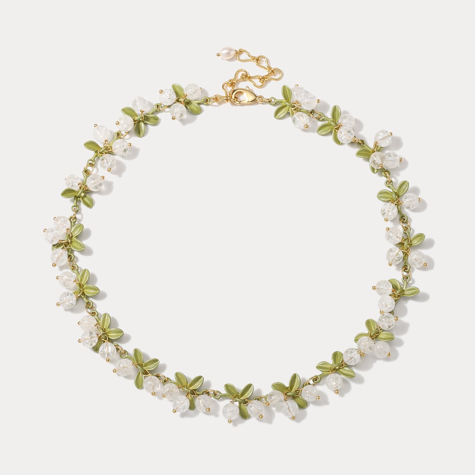 White Currant Nature Necklace