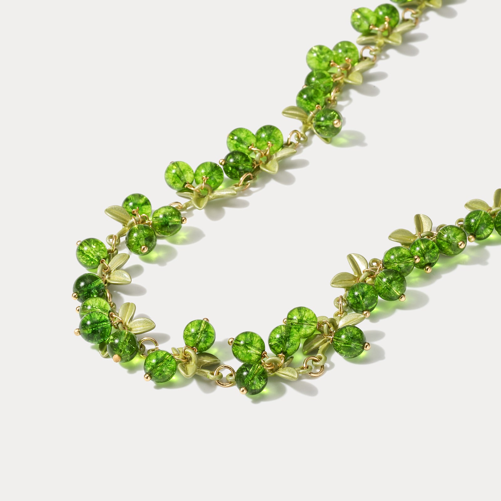 Green Wild Berry Necklace