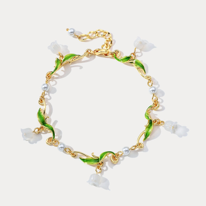 Lily of the Valley Charm Bracelet