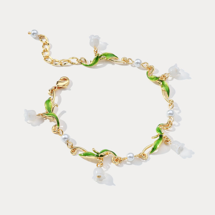 Lily of the Valley Charm Bracelet