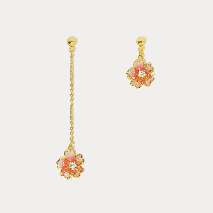 Sakura Mismatched Earrings