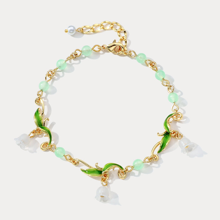 Lily of the Valley Bead Bracelet