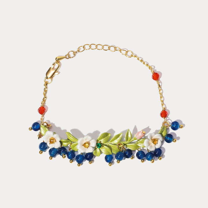 Blueberry Flower Bracelet