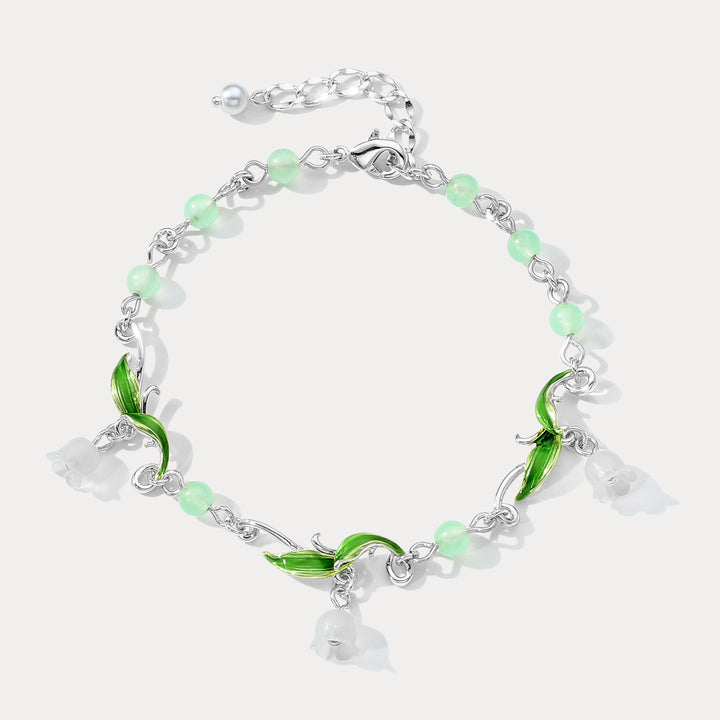Lily of the Valley Bead Bracelet