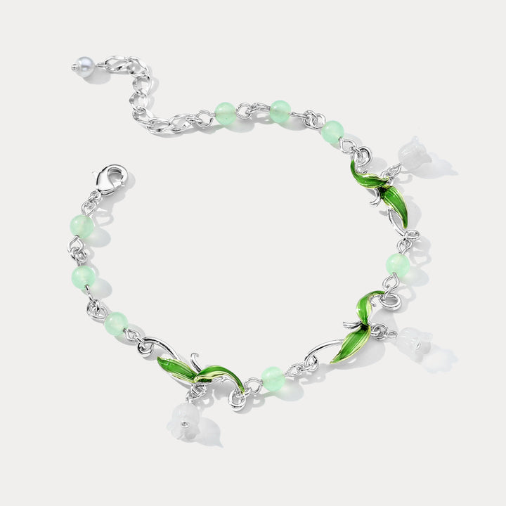 Lily of the Valley Bead Bracelet