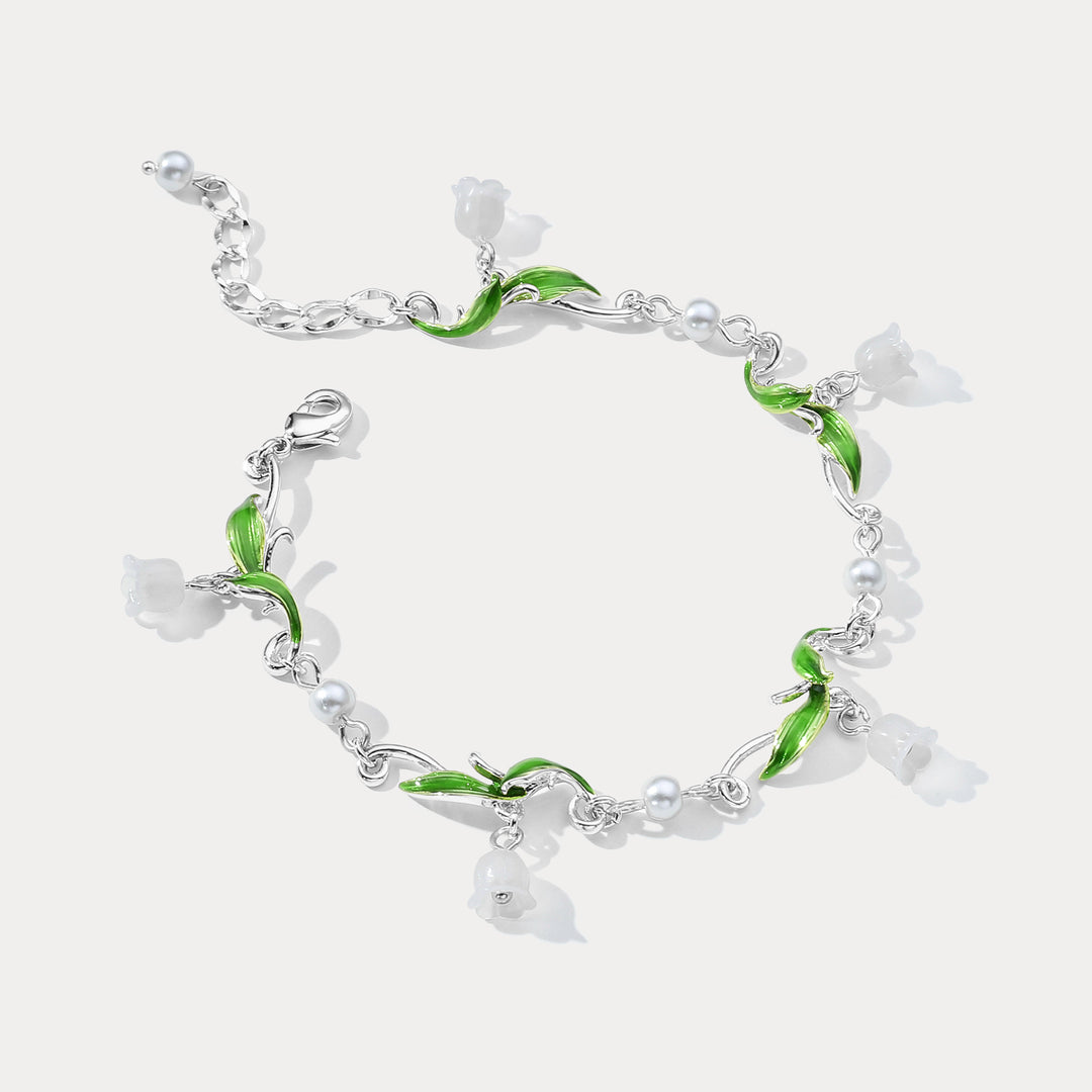 Lily of the Valley Charm Bracelet