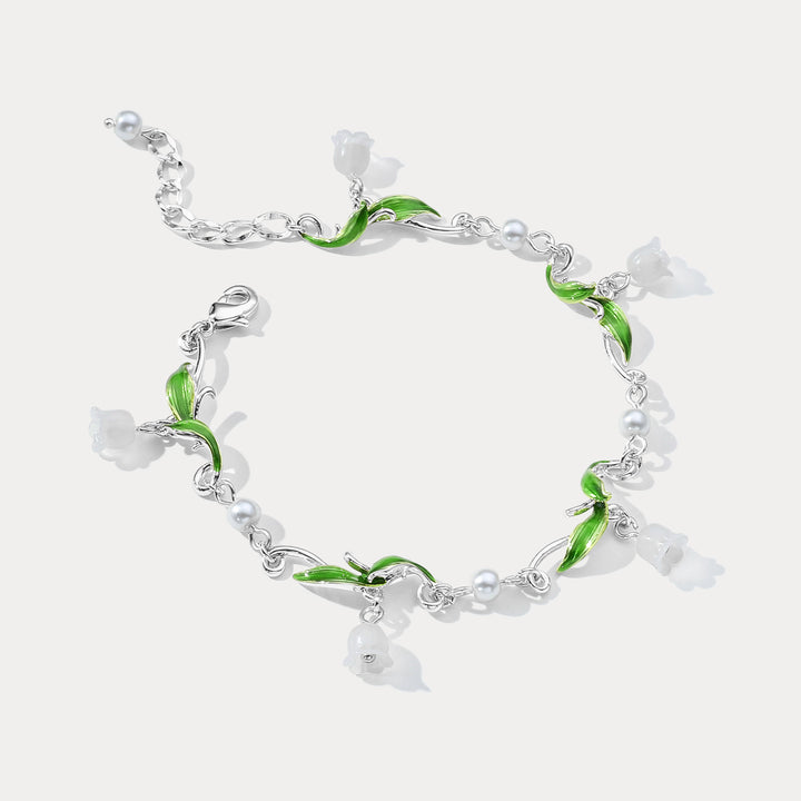 Lily of the Valley Charm Bracelet