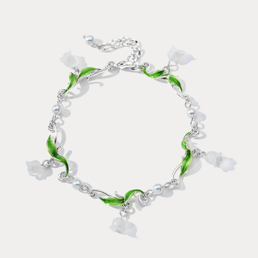 Lily of the Valley Charm Bracelet
