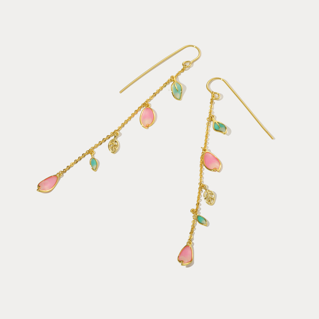 Sakura Flower Drop Earrings