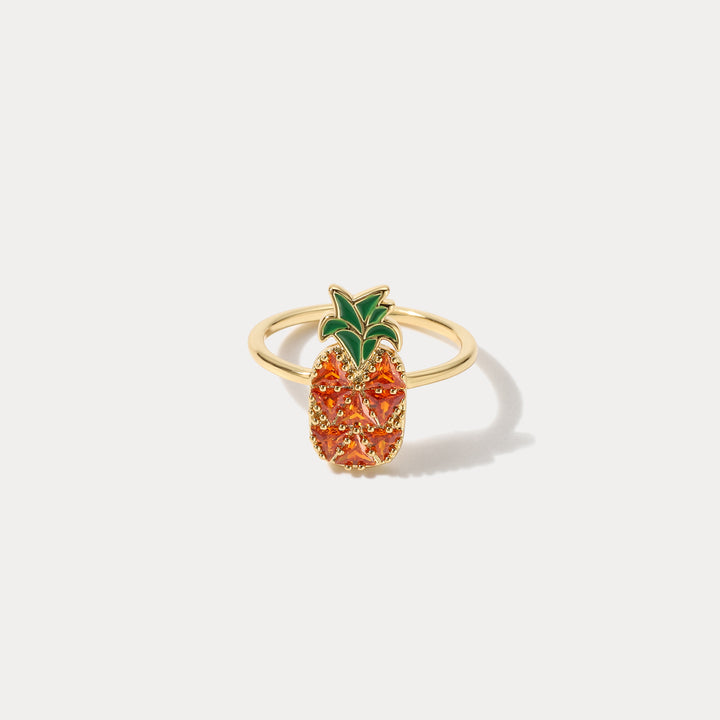 Summer Fruit Statement Ring Set