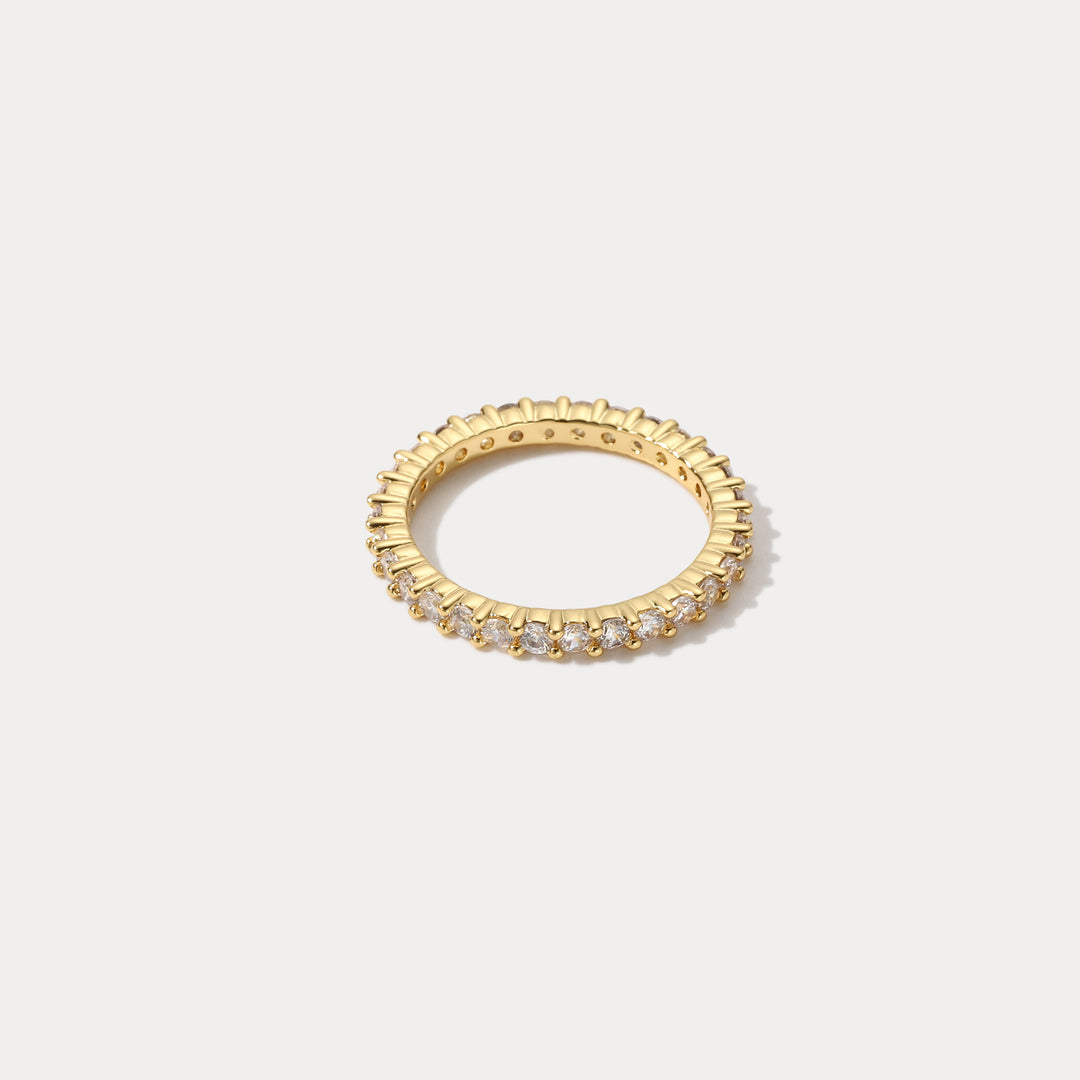 Summer Fruit Gold Diamond Ring Set