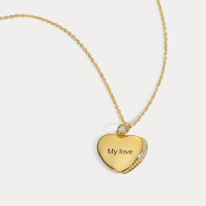 Personalized Heart Pendant Necklace