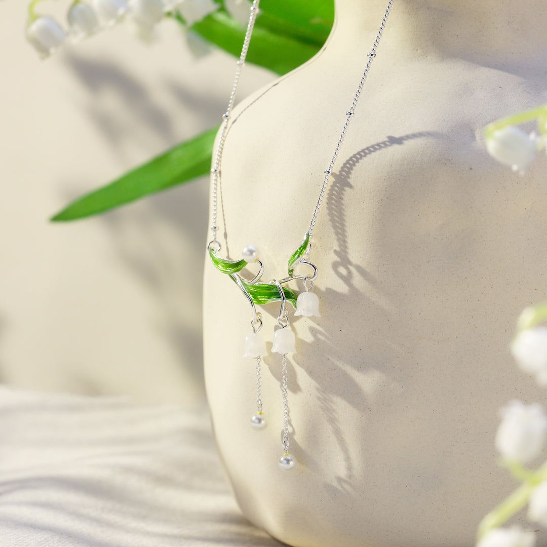 Lily of the Valley Drop Necklace