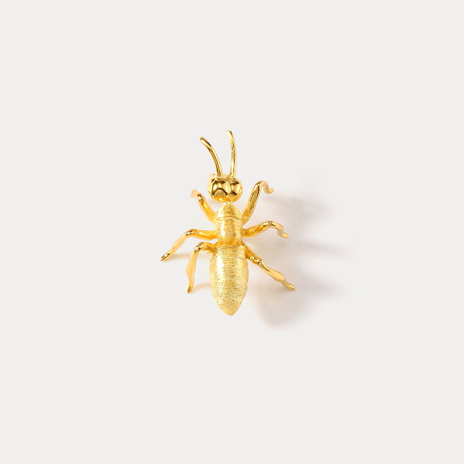 Selenichast Gold Ant Brooch