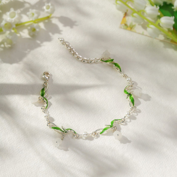 Lily of the Valley Charm Bracelet