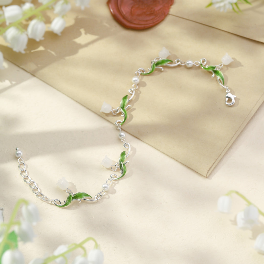 Lily of the Valley Charm Bracelet