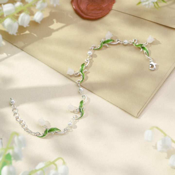 Lily of the Valley Charm Bracelet