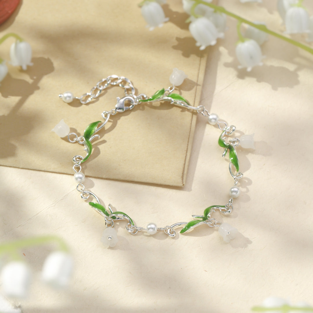 Lily of the Valley Charm Bracelet