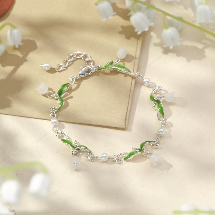 Lily of the Valley Charm Bracelet