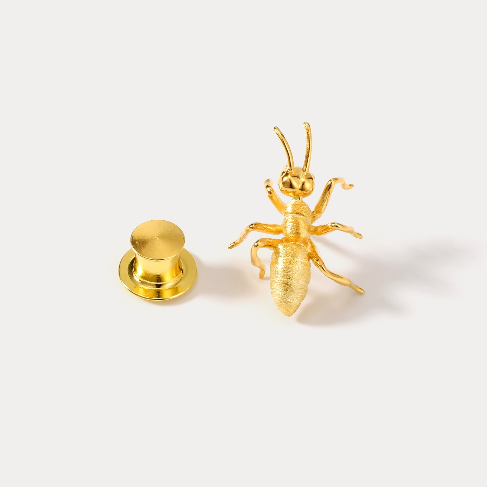 Vintage Gold Ant Brooch