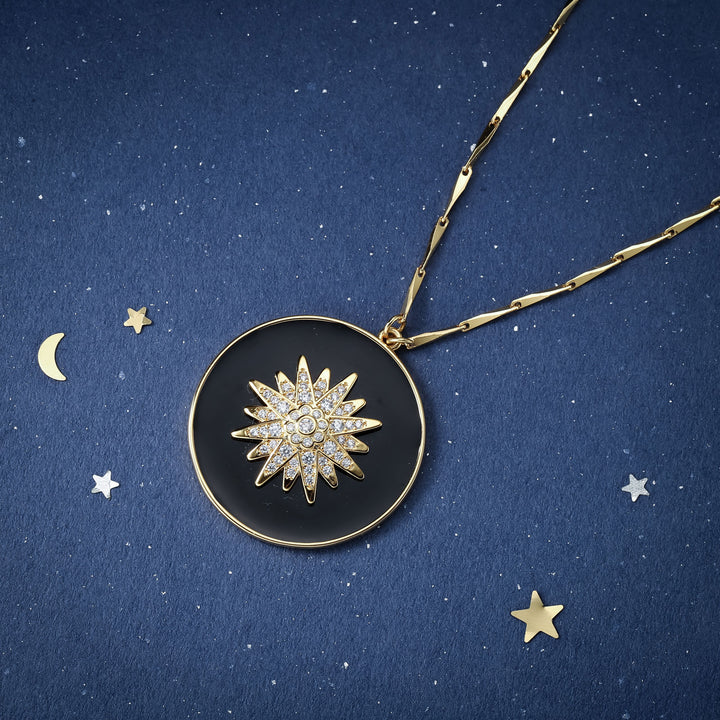 Eight-pointed Star Layered Necklace