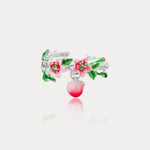 Selenichast Peach Flower Ring