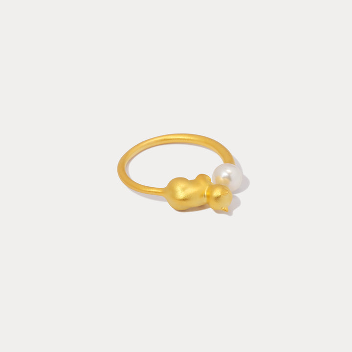 Gold Cat Ring