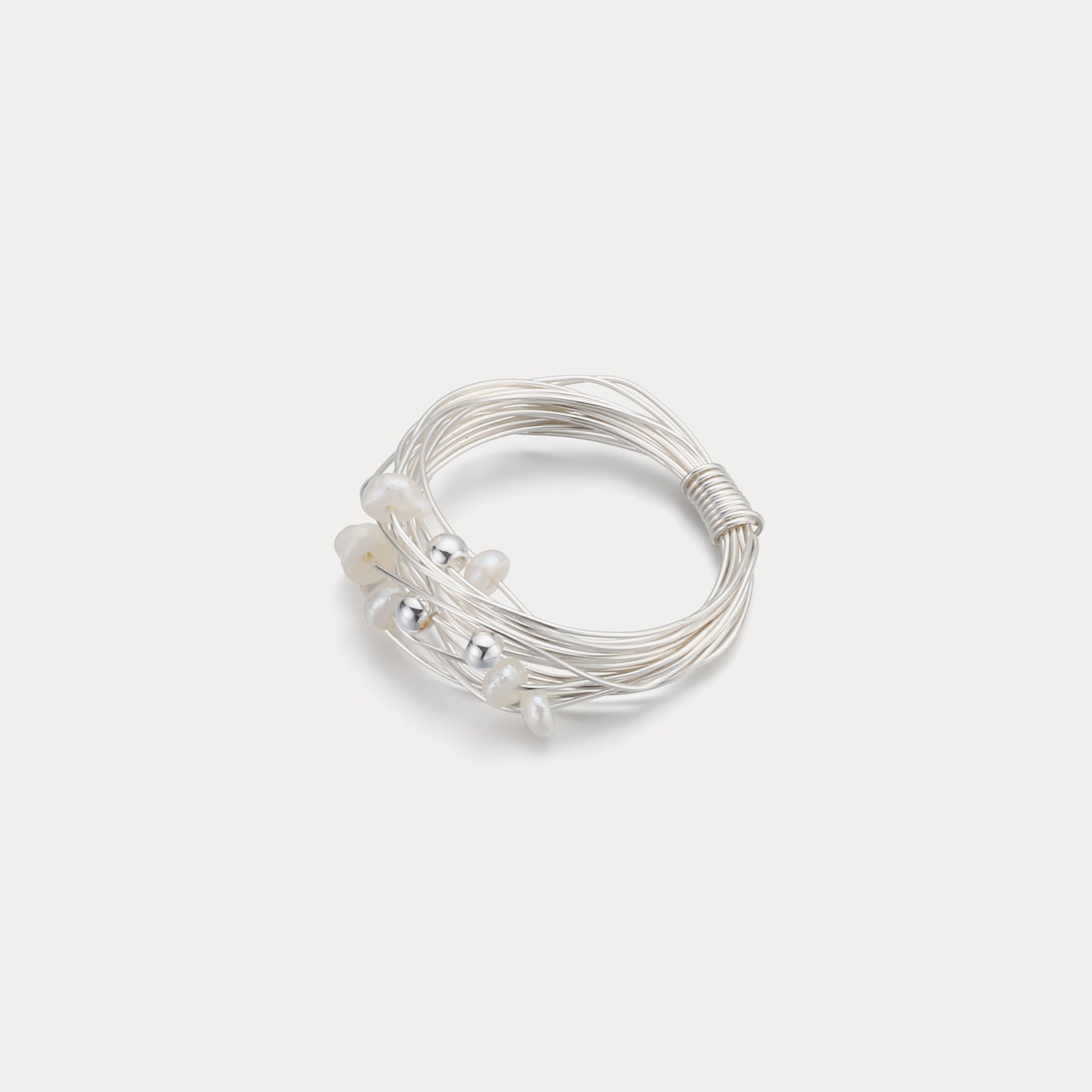 Sterling Silver Interlocking Ring