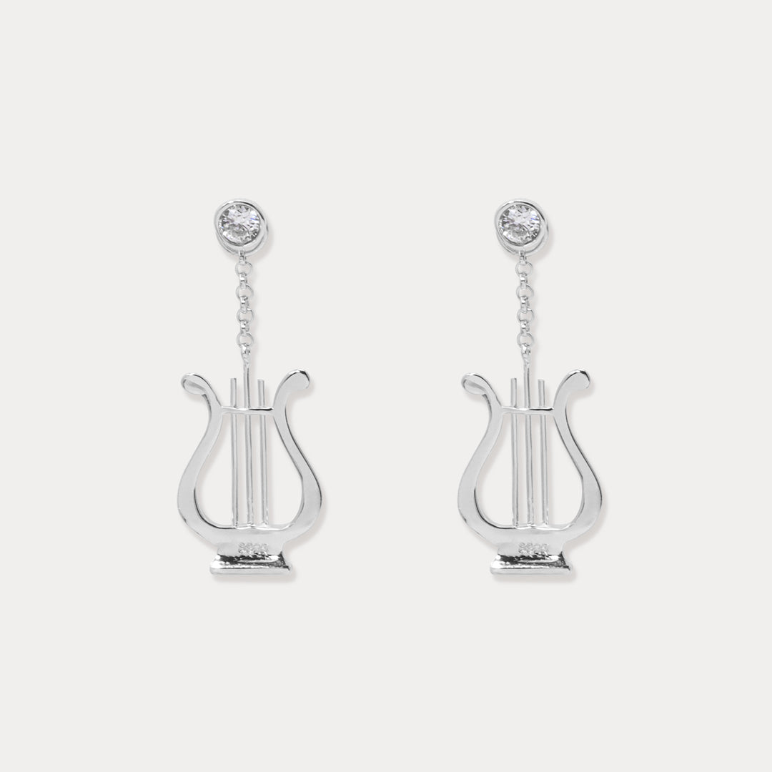 Aegean Lyre Earrings