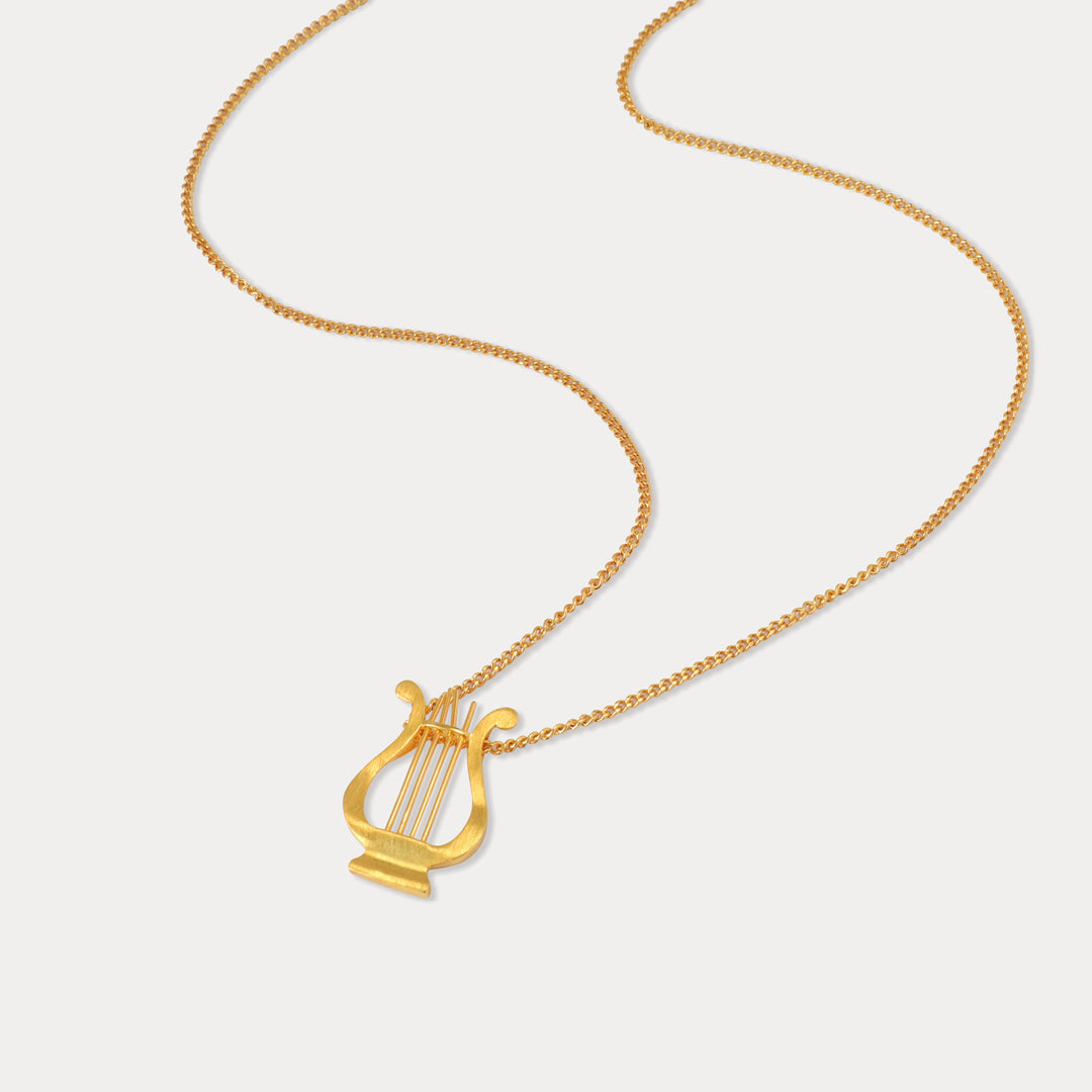 Selenichast Aegean Lyre Necklace