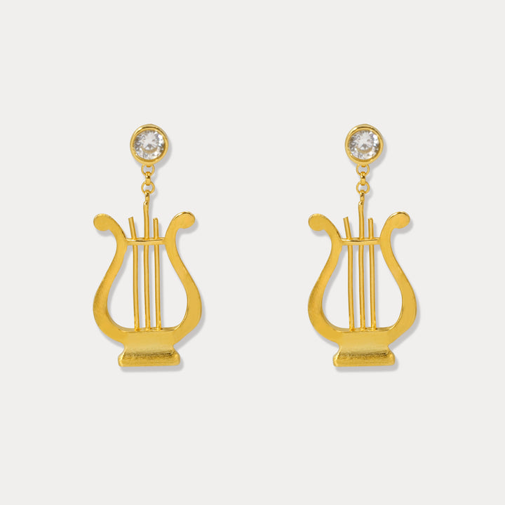 Aegean Lyre Earrings