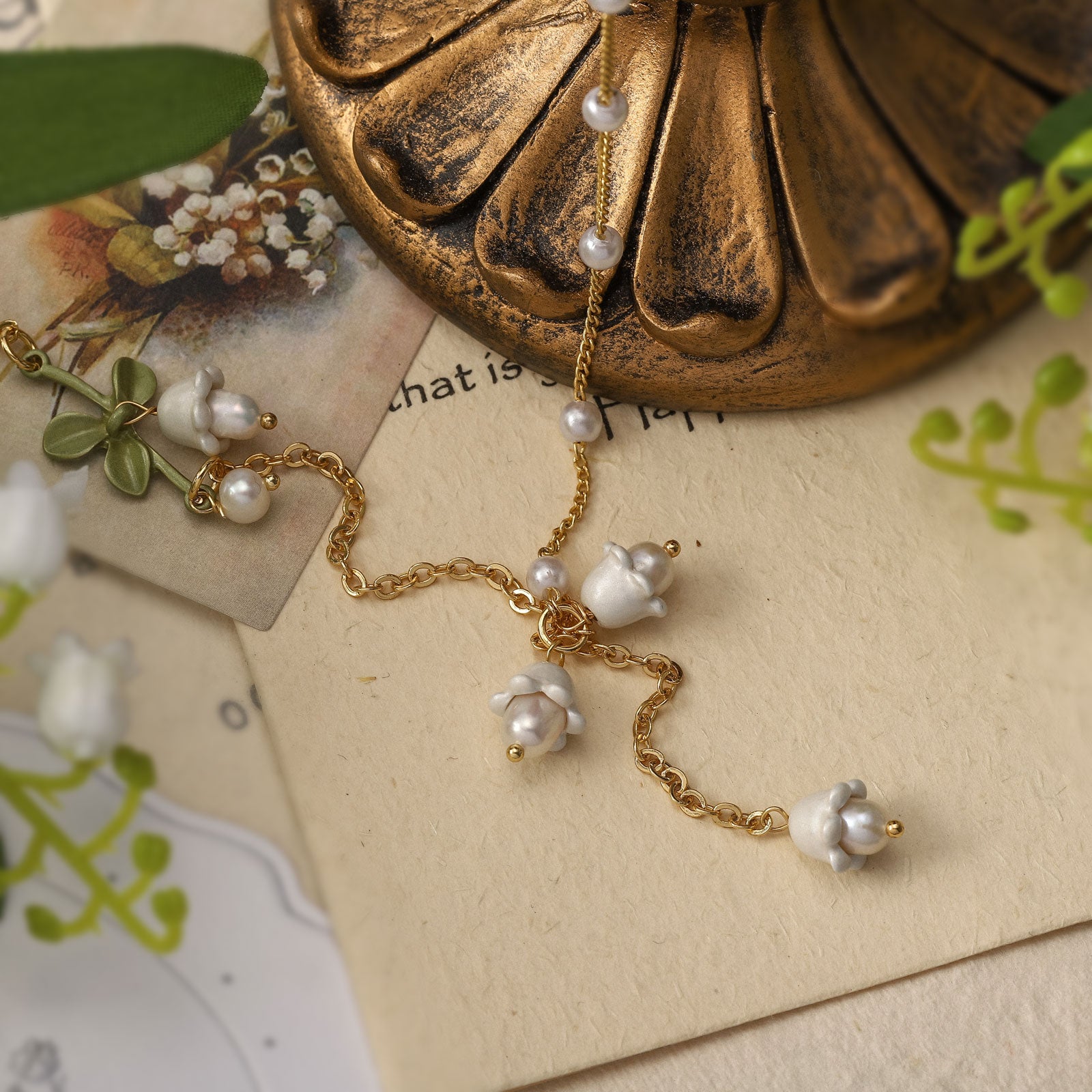 Lily Of The Valley Station Necklace