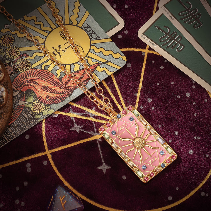 The Sun Tarot Astrology Necklace