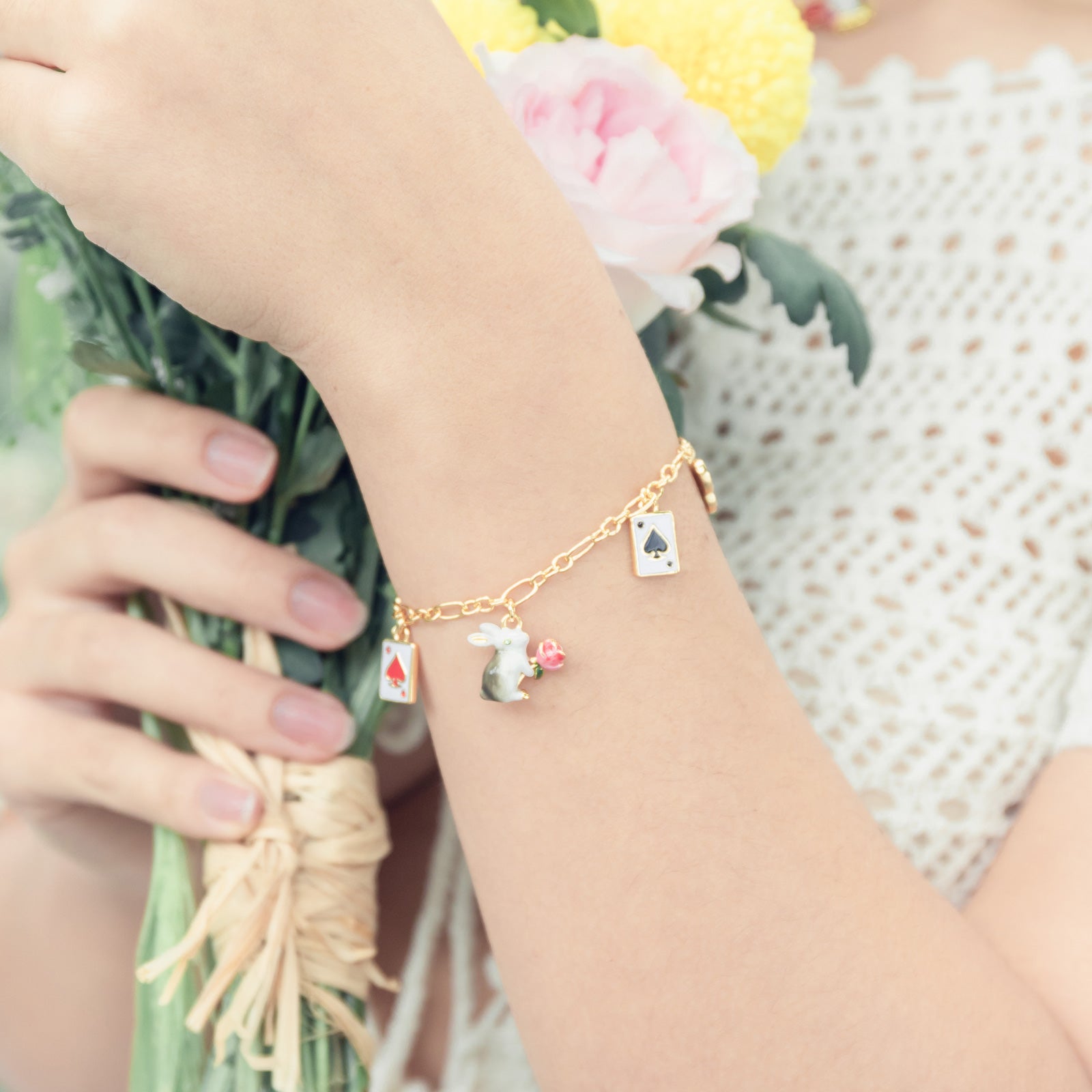 Secret Garden Rabbit Bracelet Jewelry for Women