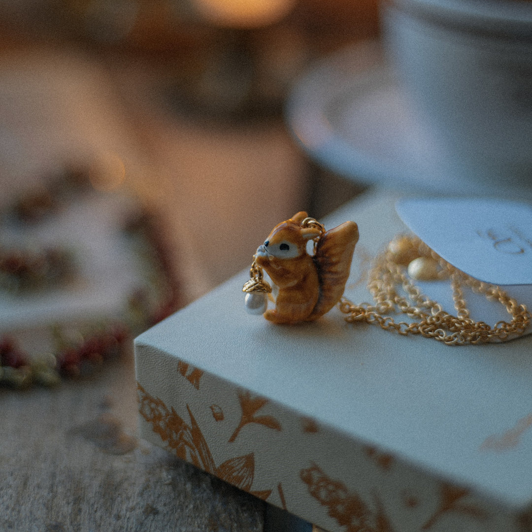 Squirrel Necklace