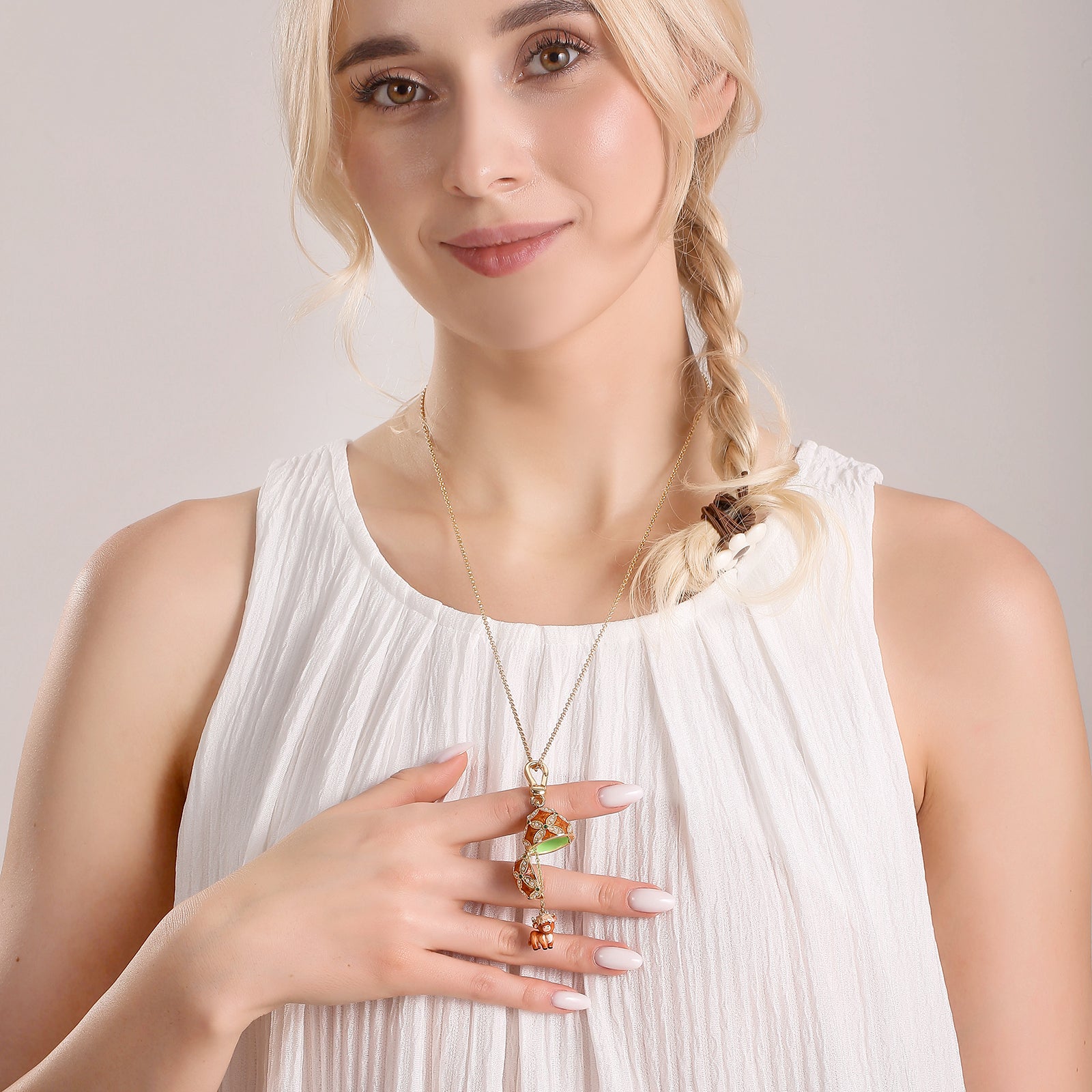 Highland Cow Locket Necklace