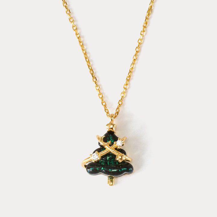 Selenichast Christmas Tree Necklace