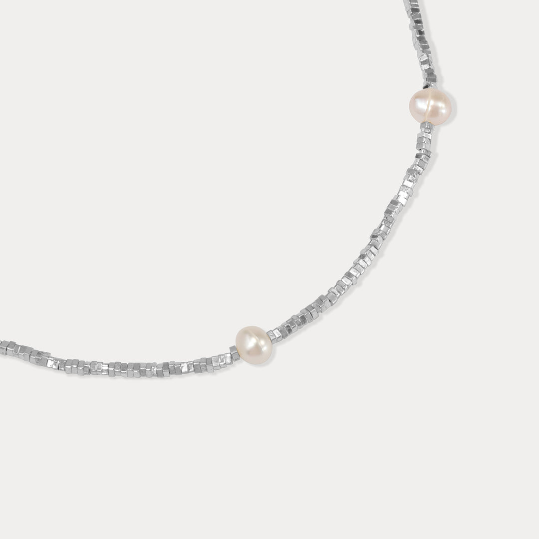 Pearl Station Necklace