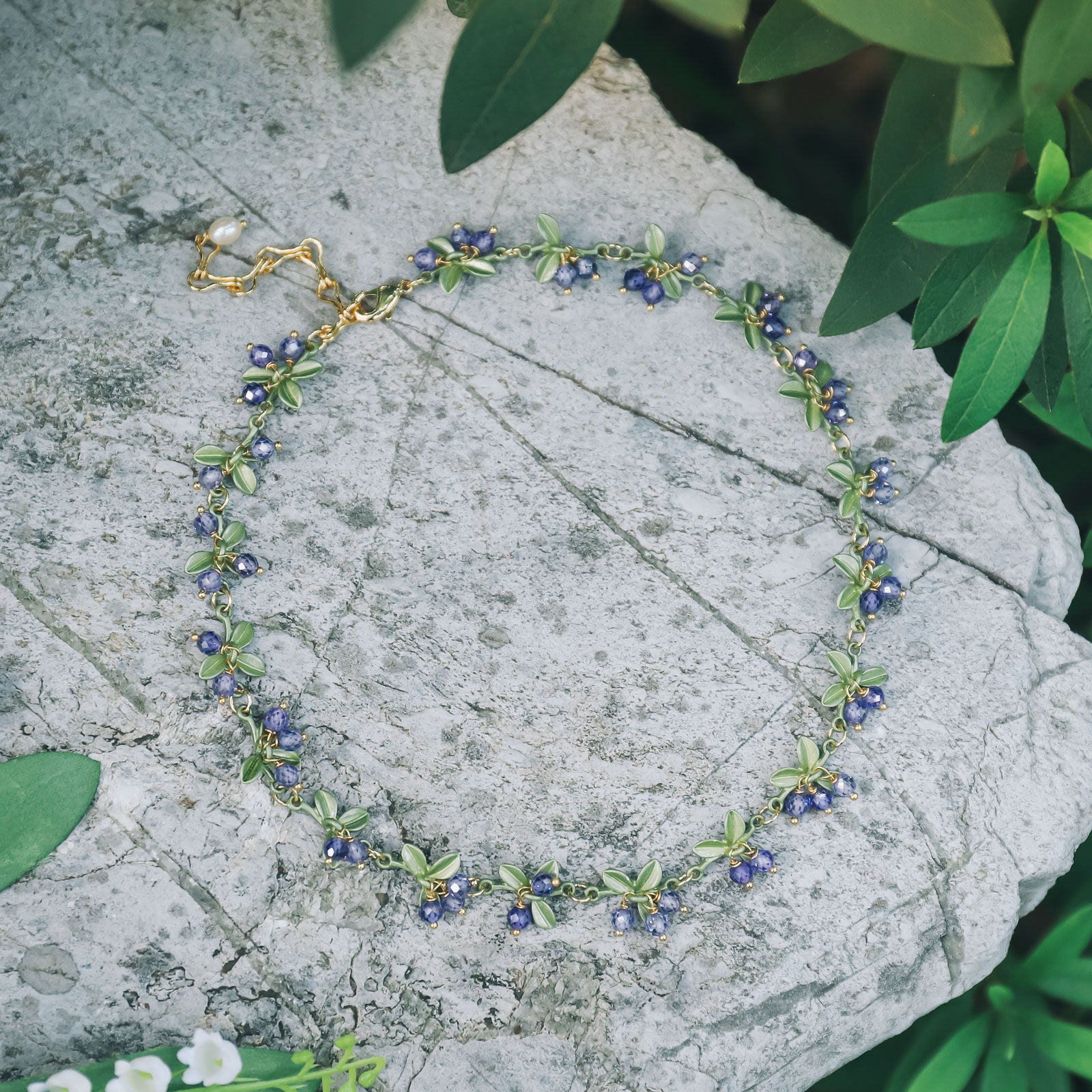 Lavender Wild Berry Necklace