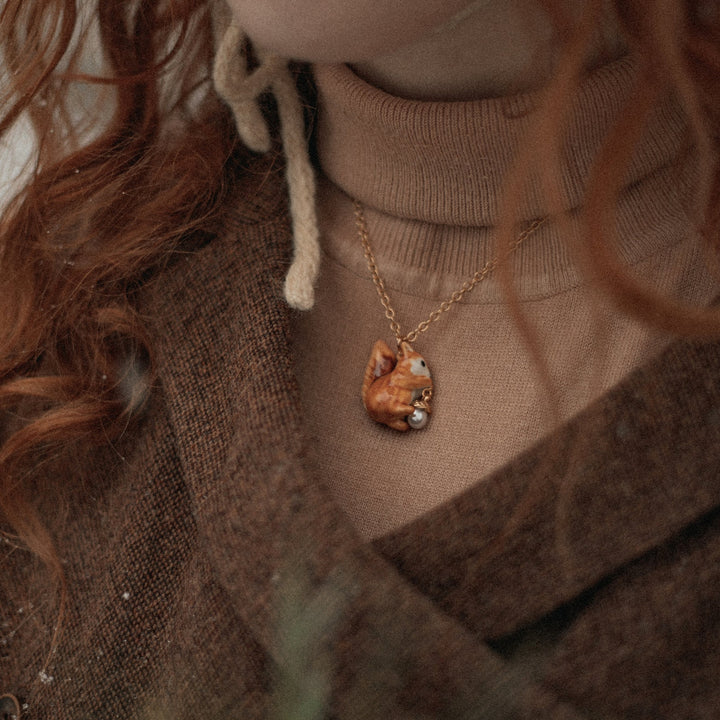 Squirrel Necklace
