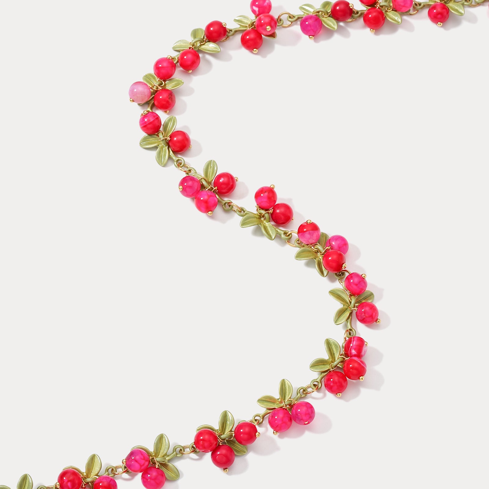Pink Berry Necklace Orchard Jewelry