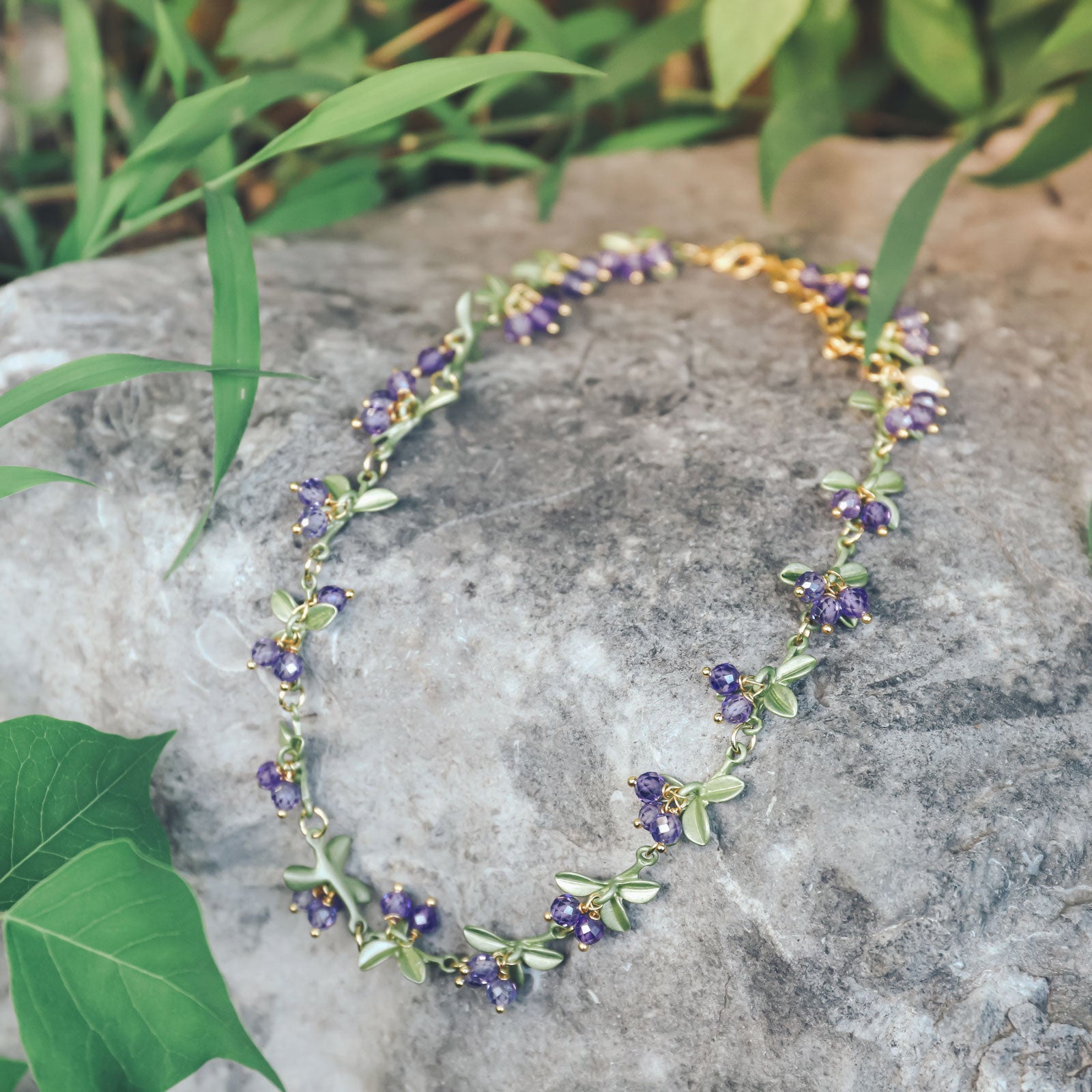 Lavender Berry Stylish Necklace