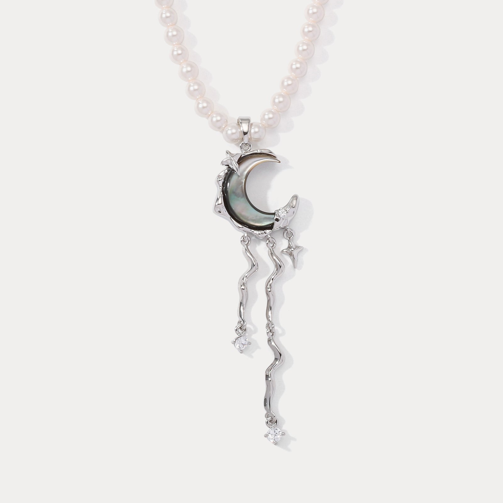 Selenichast Lunar Tide Pearl Necklace