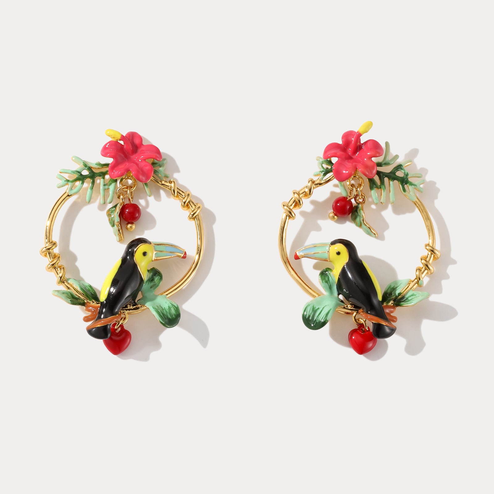 Selenichast Rainforest Toucan Earrings