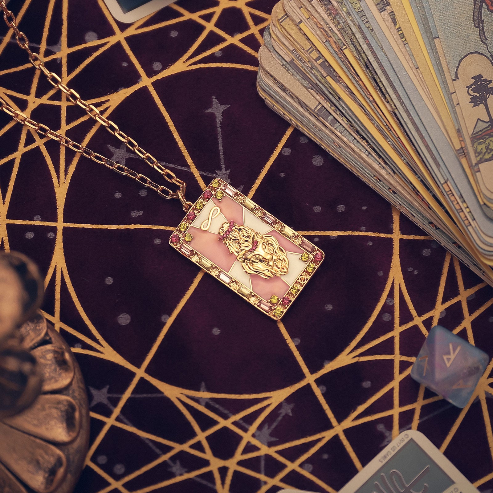 The Magician Facade Tarot Necklace