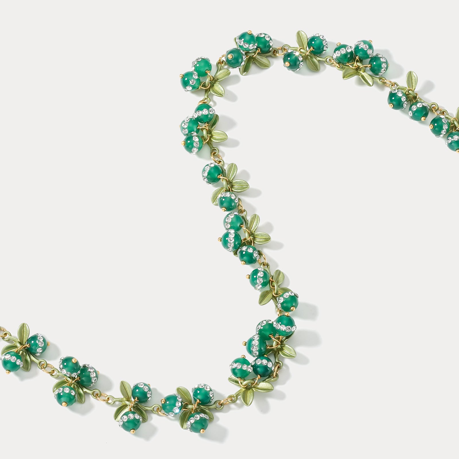 Green Berry Emerald Necklace
