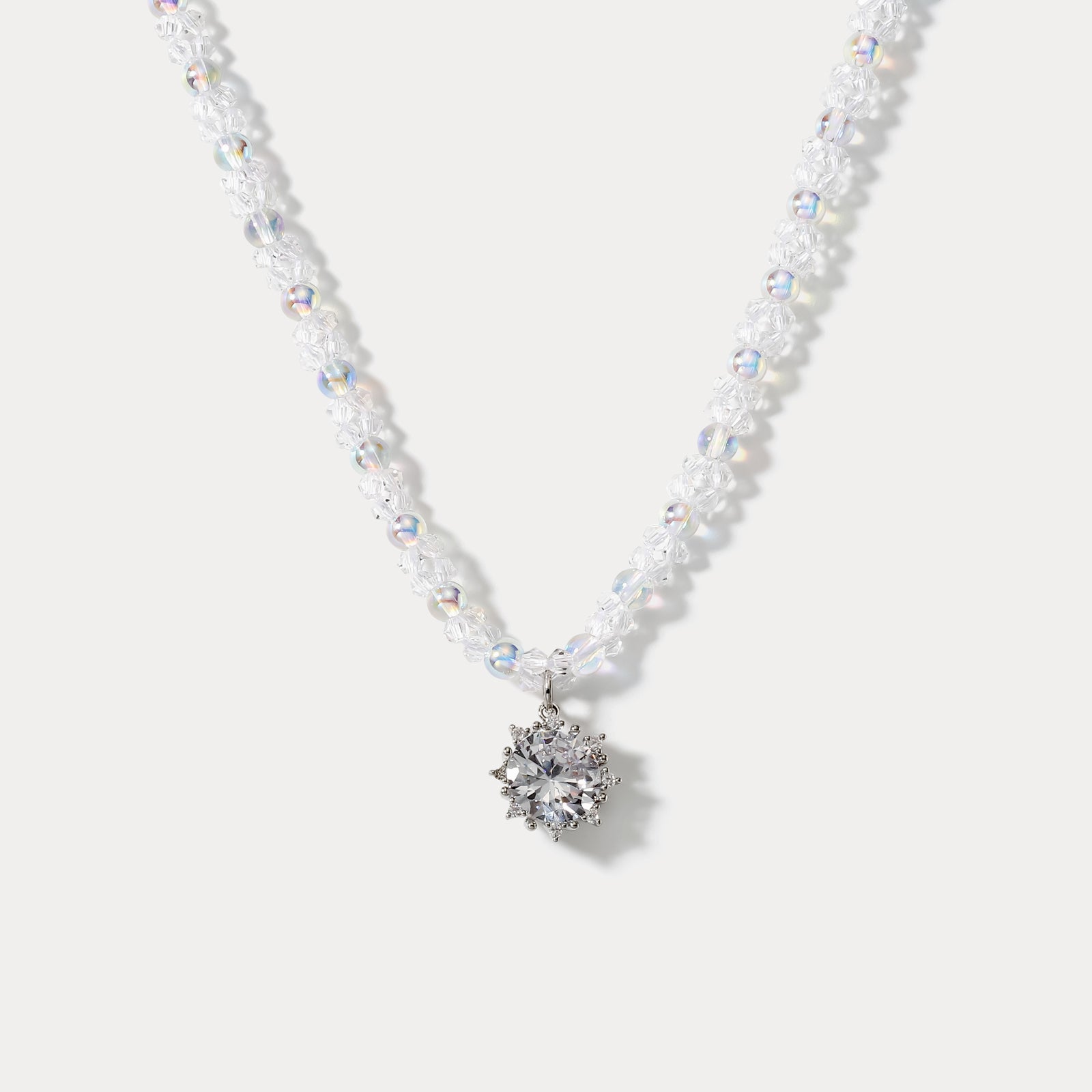 Selenichast Glazed Diamond Necklace