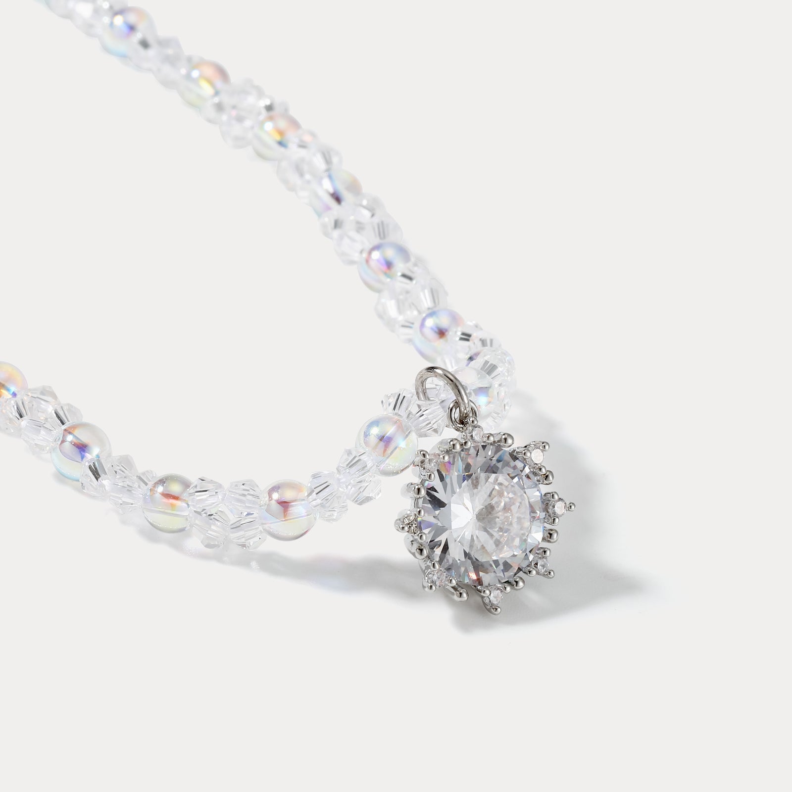 Fashion Glazed Diamond Necklace