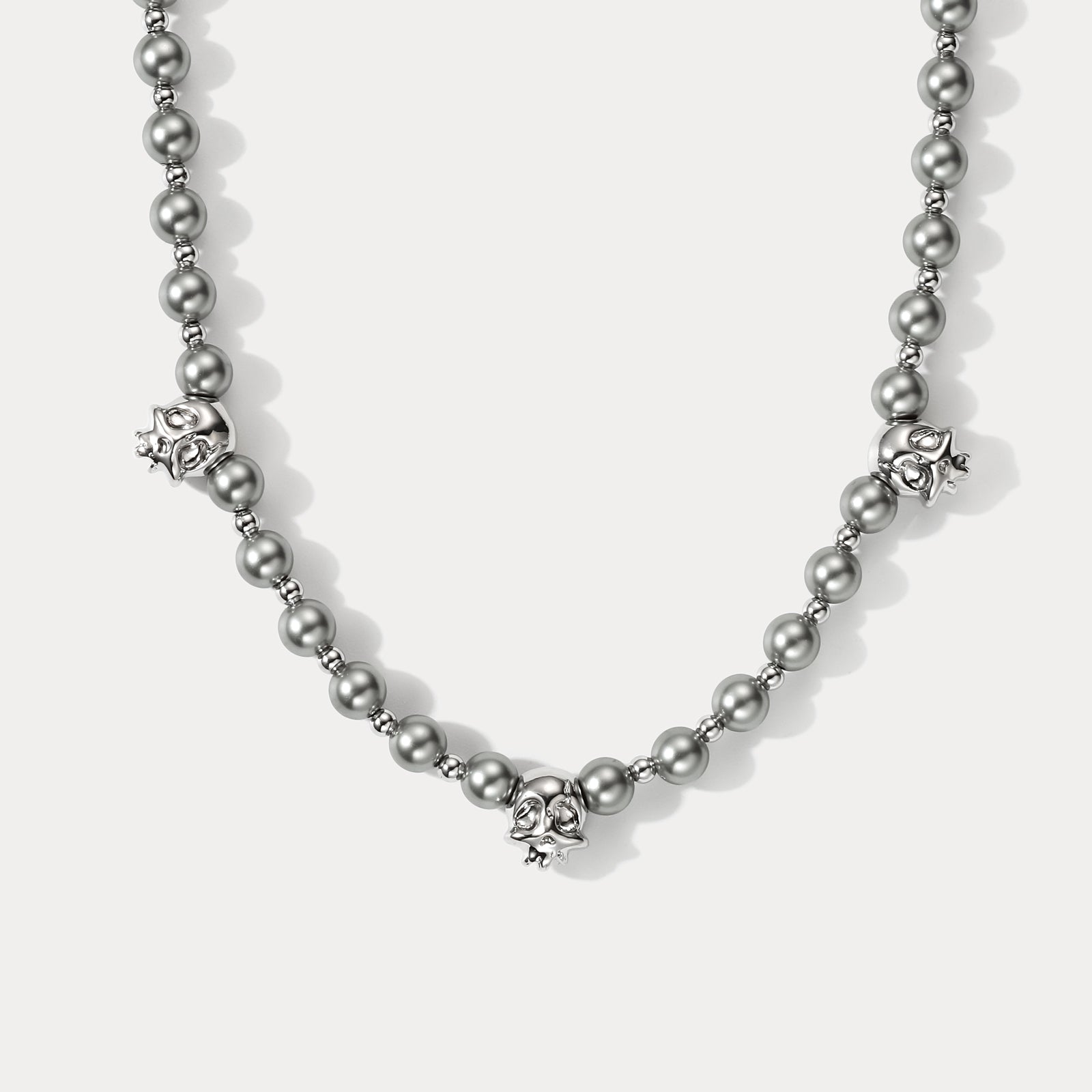 Selenichast Skull Beads Necklace